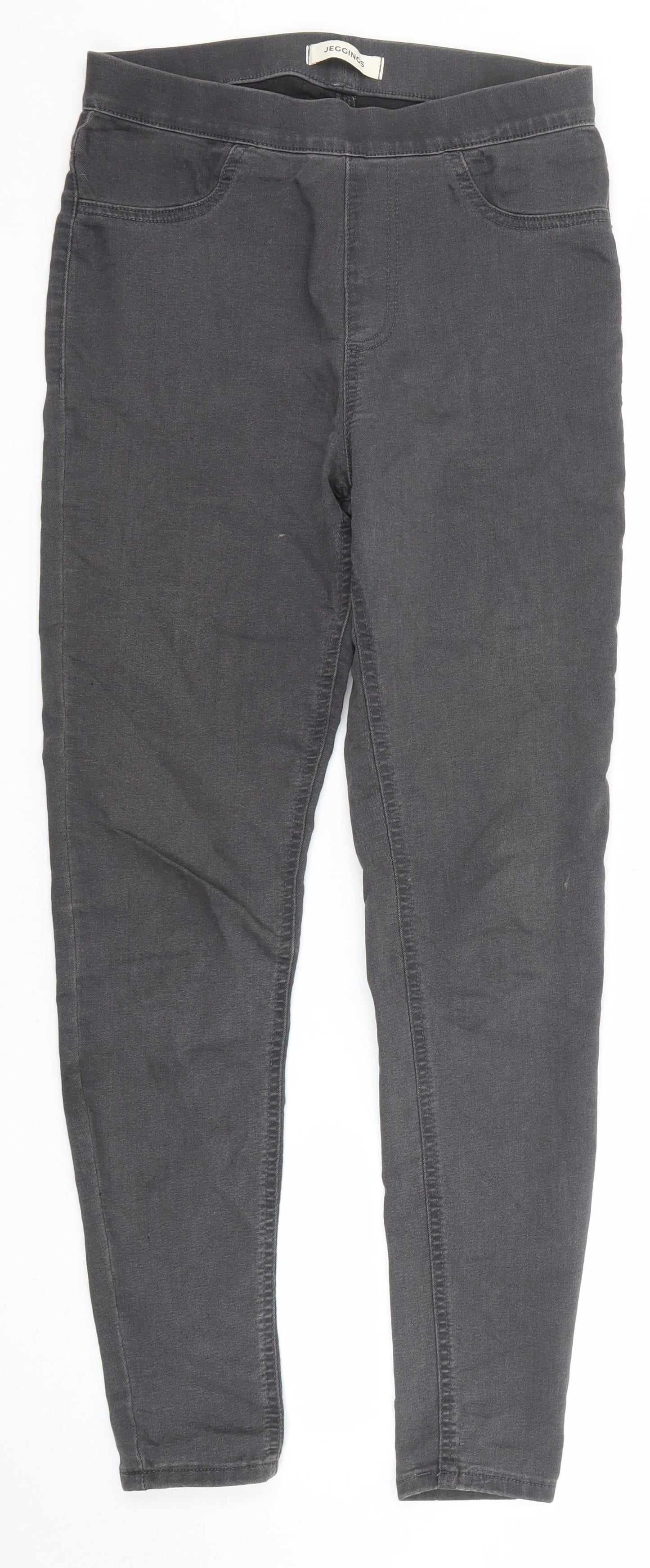 Womens UK Size 8 Marks and Spencer Regular Fit Jegging Grey Jeans