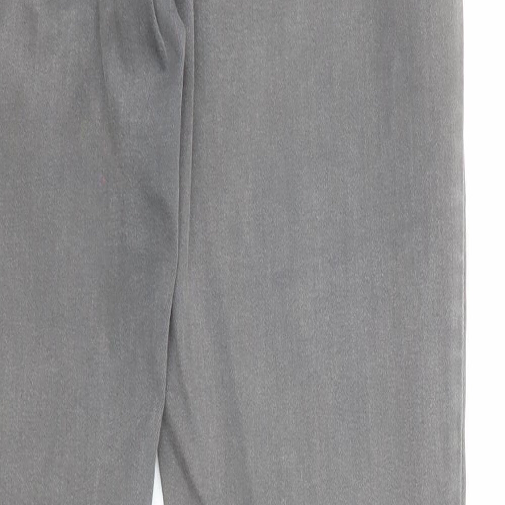 Zara Womens Grey Cotton Skinny Jeans Size 10 Regular Zip