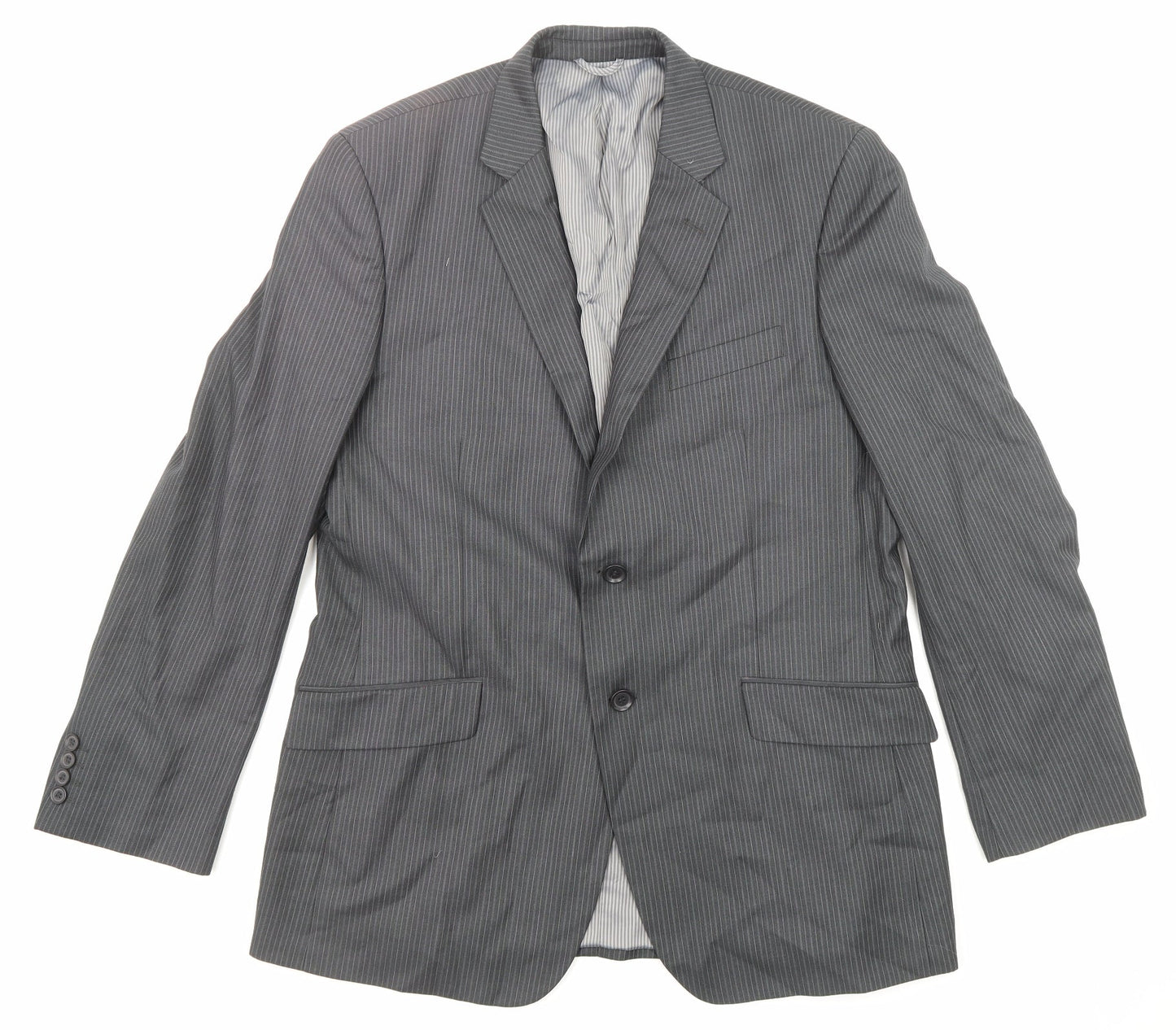 Mens UK Size 42 Burton Regular Grey Suit Jacket