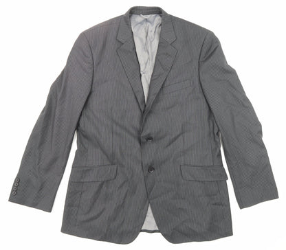 Mens UK Size 42 Burton Regular Grey Suit Jacket