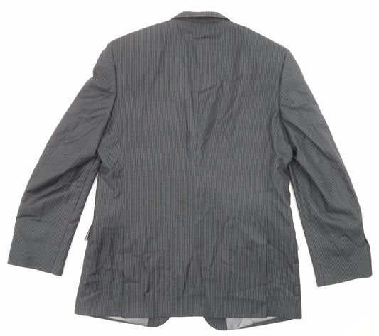 Mens UK Size 42 Burton Regular Grey Suit Jacket