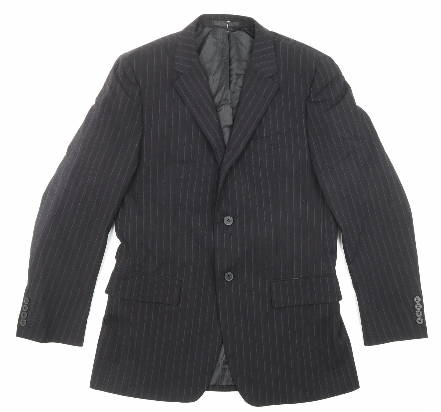 Mens UK Size 38 Butler & Webb Regular Black Suit Jacket