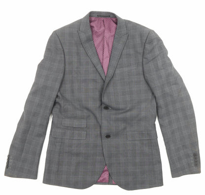 Mens UK Size 40 NEXT Regular Grey Suit Jacket