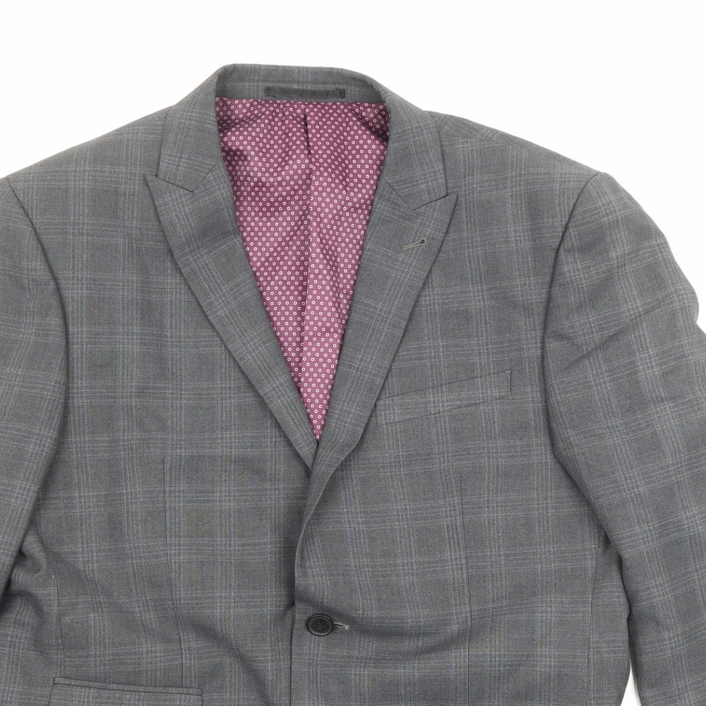 Mens UK Size 40 NEXT Regular Grey Suit Jacket