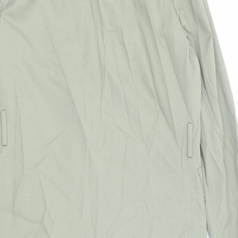 Womens UK Size 10 Marks and Spencer Green Trench Coat