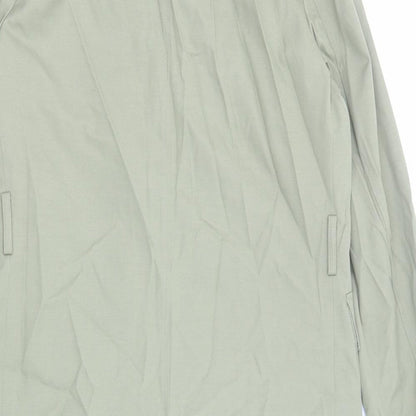 Womens UK Size 10 Marks and Spencer Green Trench Coat
