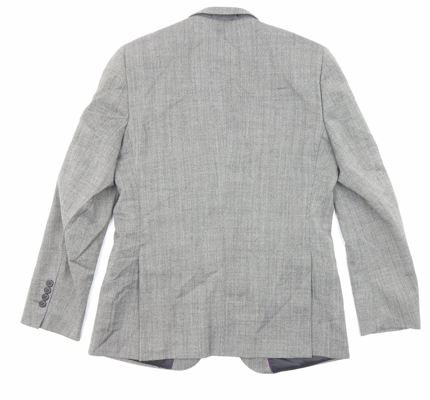 Mens UK Size 40 Fellini Regular Grey Suit Jacket