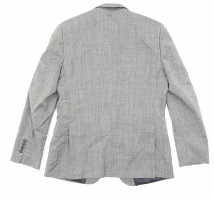 Mens UK Size 40 Fellini Regular Grey Suit Jacket