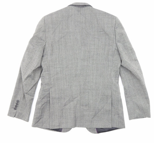Mens UK Size 40 Fellini Regular Grey Suit Jacket
