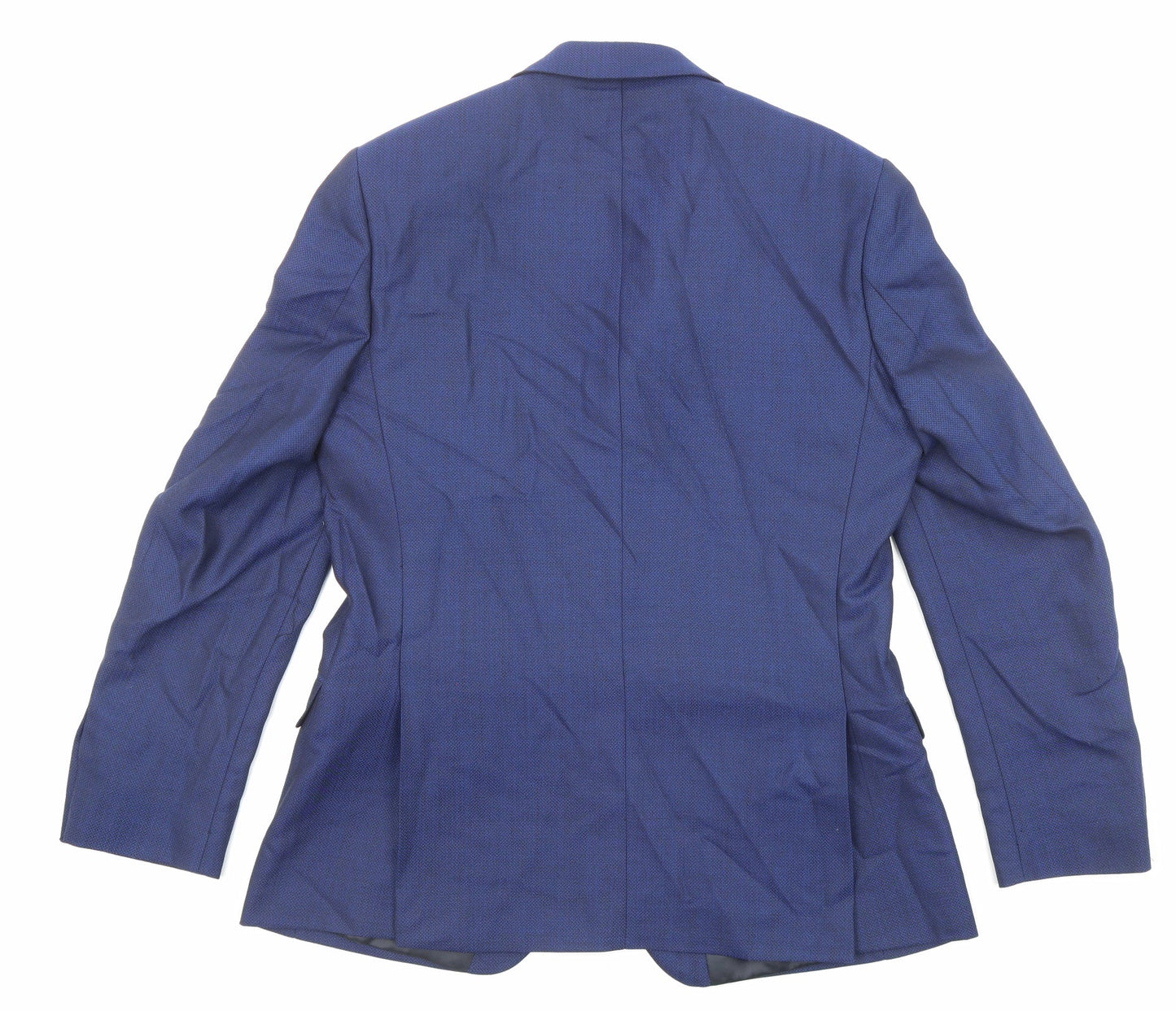 Mens UK Size 40 Racing Green Regular Blue Suit Jacket