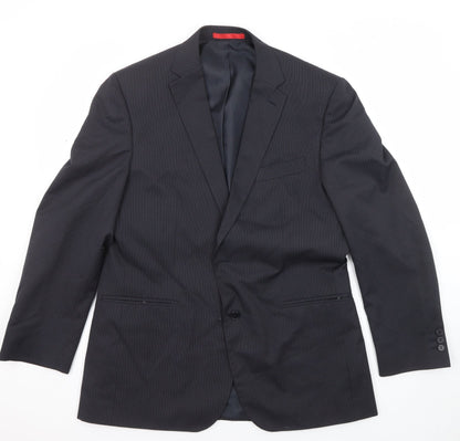 Mens UK Size 42 Burton Regular Black Suit Jacket