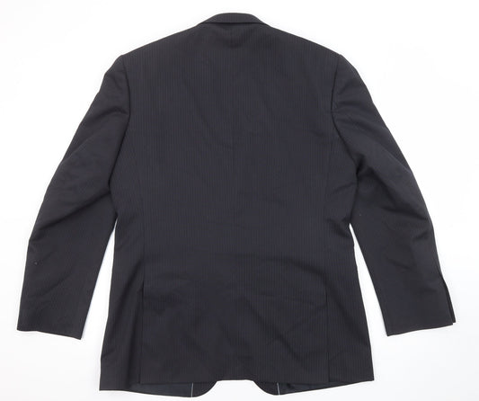 Mens UK Size 42 Burton Regular Black Suit Jacket