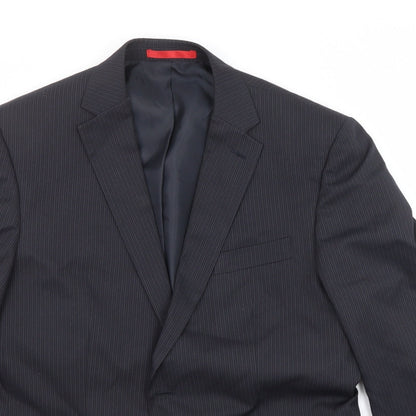 Mens UK Size 42 Burton Regular Black Suit Jacket