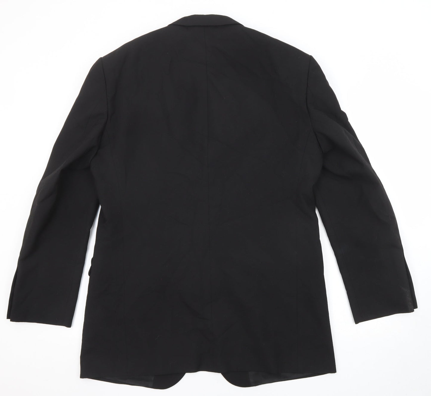 Mens UK Size 40 Marks and Spencer Regular Black Suit Tuxedo
