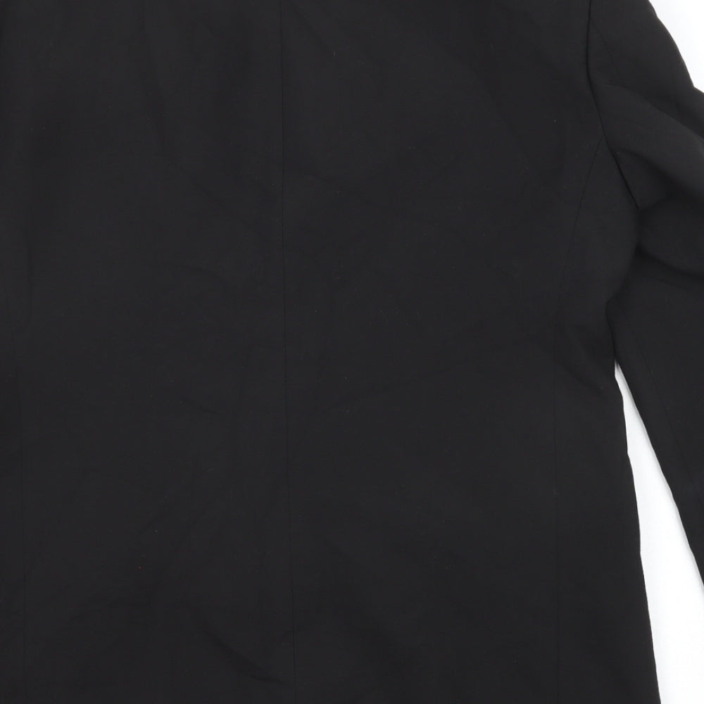 Mens UK Size 40 Marks and Spencer Regular Black Suit Tuxedo