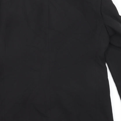 Mens UK Size 40 Marks and Spencer Regular Black Suit Tuxedo