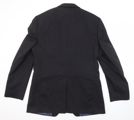 Mens UK Size 40 Marks and Spencer Regular Black Suit Jacket