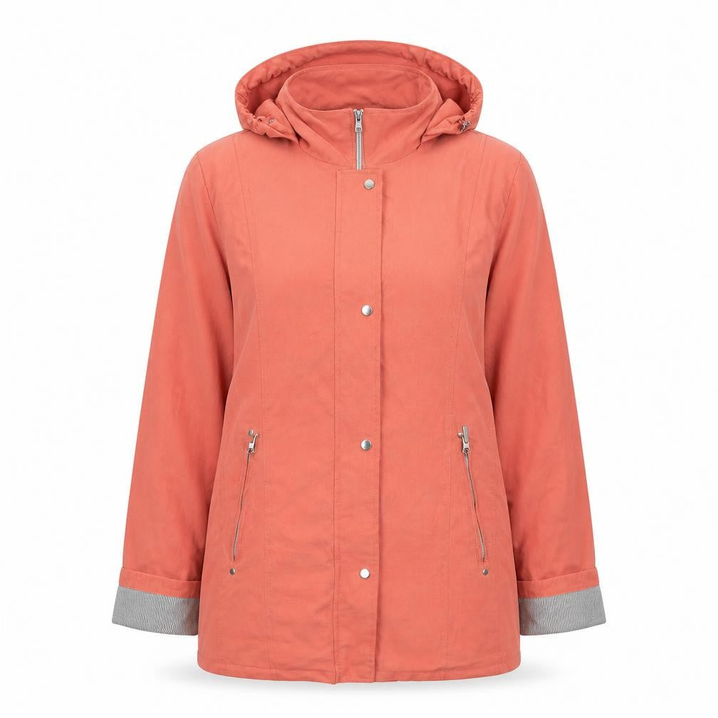 Womens UK Size 10 Damart Orange Jacket