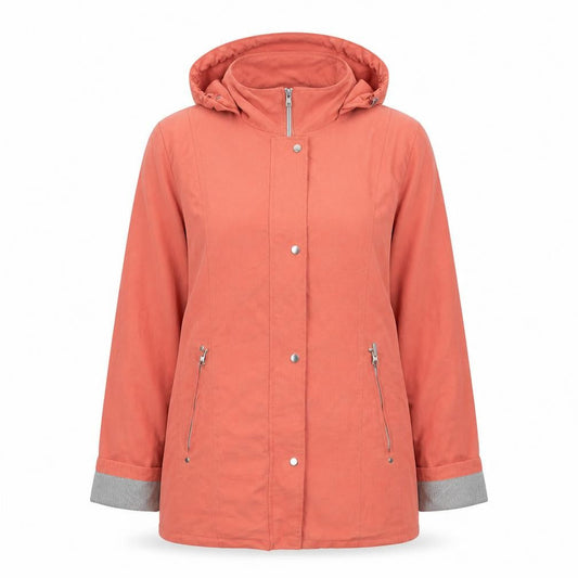 Womens UK Size 10 Damart Orange Jacket