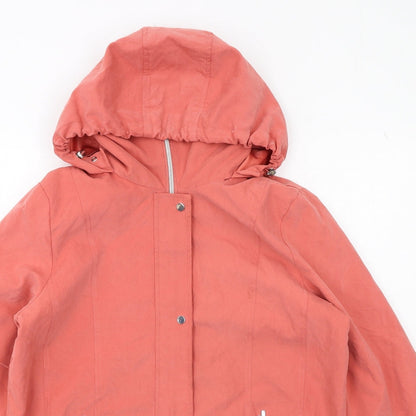Womens UK Size 10 Damart Orange Jacket