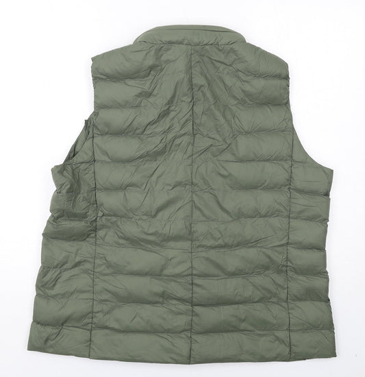 Womens UK Size 18 Marks and Spencer Green Gilet