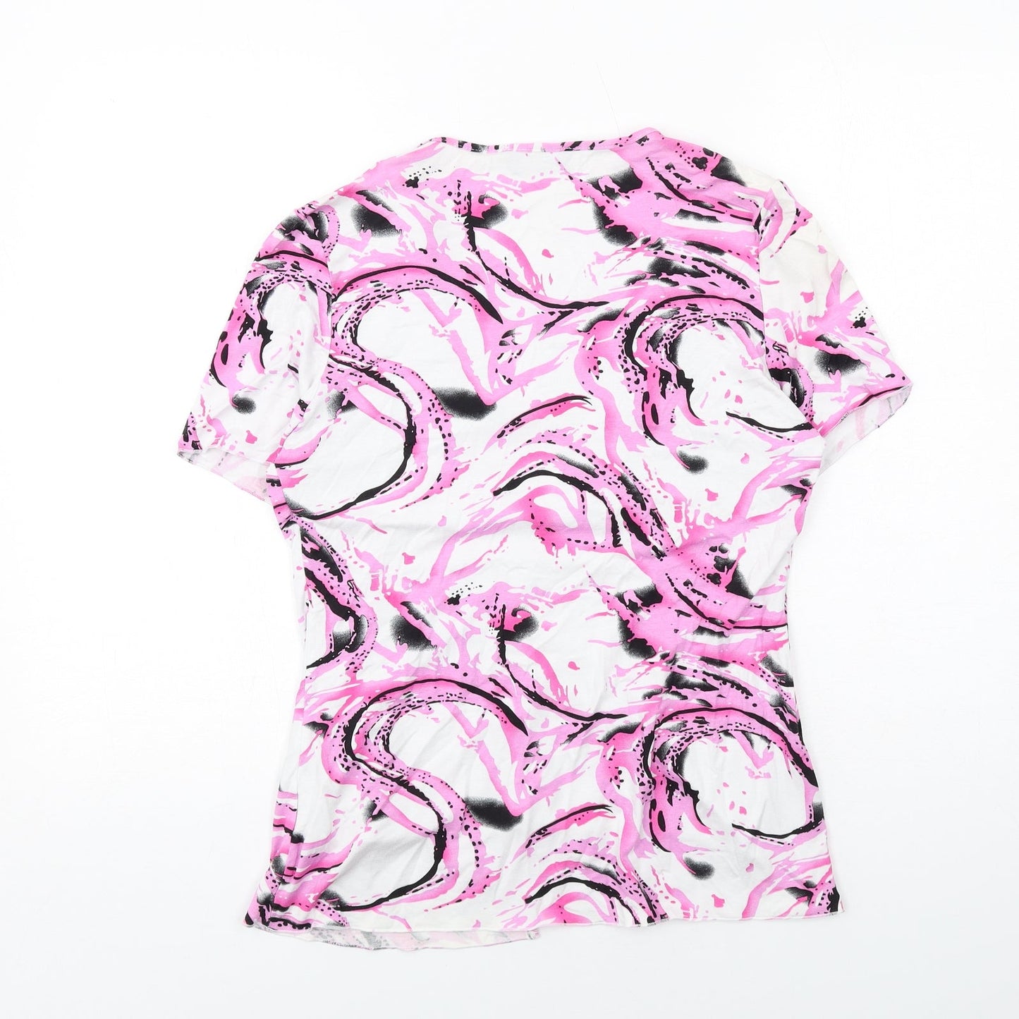 Womens UK Size M Saloos Pink Basic Blouse