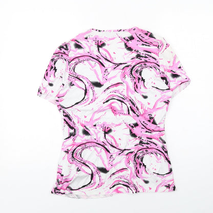 Womens UK Size M Saloos Pink Basic Blouse