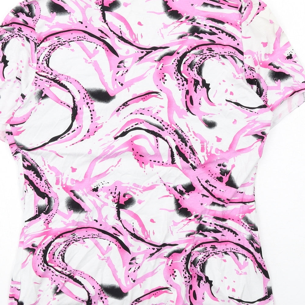 Womens UK Size M Saloos Pink Basic Blouse