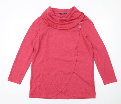 Womens UK Size 14 TIGI Pink Pullover Jumper