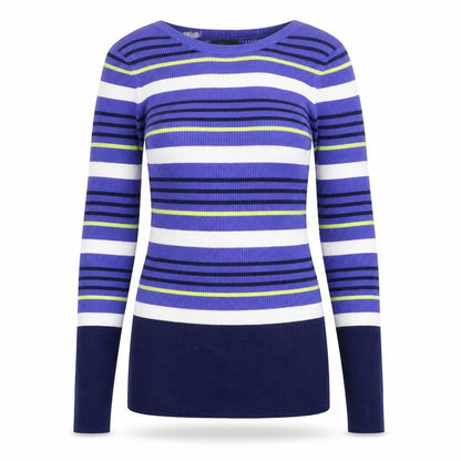 Womens UK Size 12 M&Co Blue Pullover Jumper