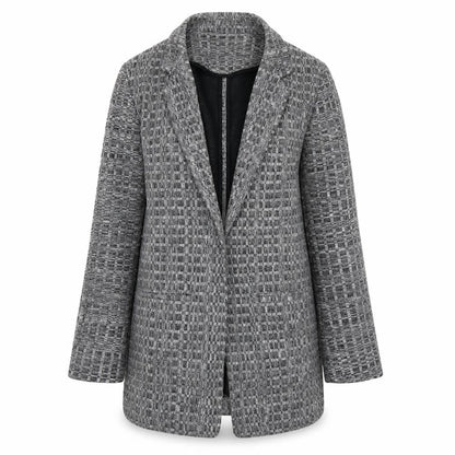 Womens UK Size 8 Topshop Grey Overcoat