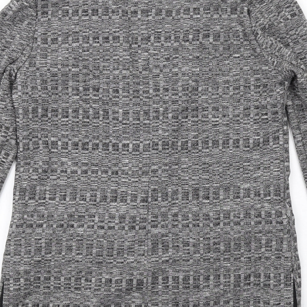 Womens UK Size 8 Topshop Grey Overcoat