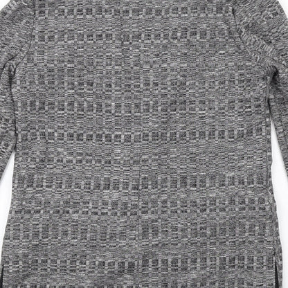 Womens UK Size 8 Topshop Grey Overcoat
