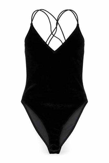 Womens UK Size XS H&M One-Piece Black Bodysuit