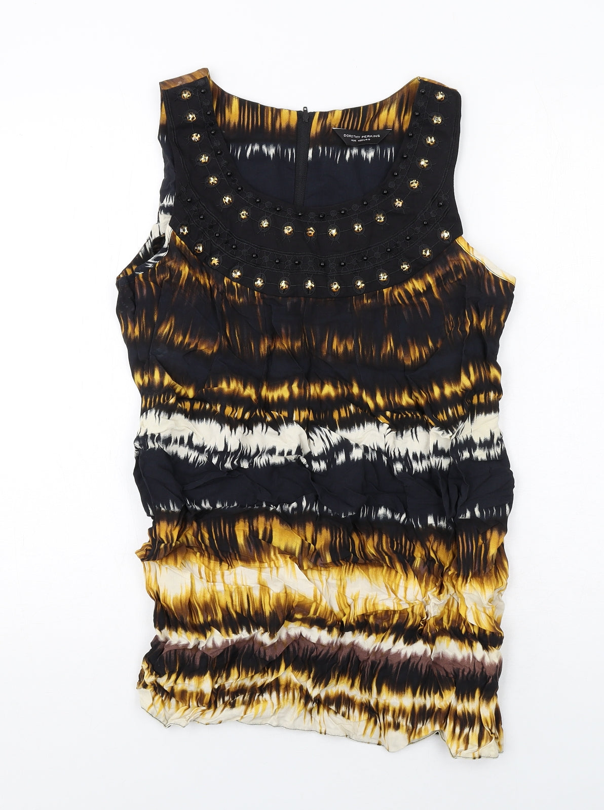 Womens UK Size 14 Dorothy Perkins Multicoloured Basic Tank