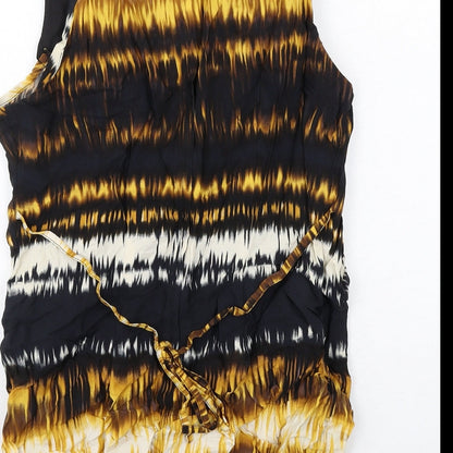 Womens UK Size 14 Dorothy Perkins Multicoloured Basic Tank