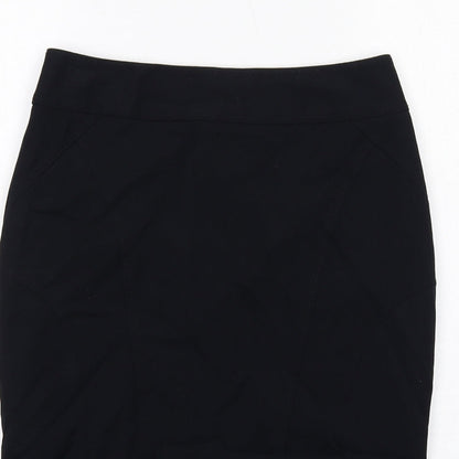 NEXT Womens Blue Polyester Trumpet Skirt Size 10 Zip