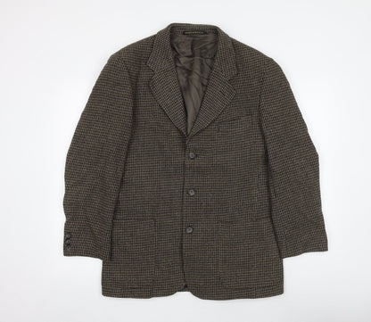 Mens UK Size 40 Marks and Spencer Regular Brown Suit Jacket