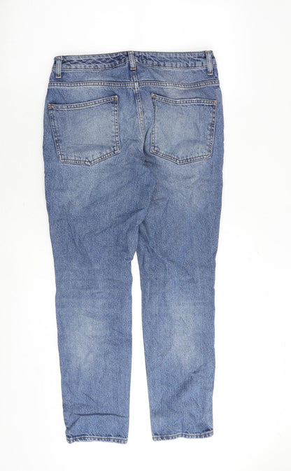 ASOS Mens Blue Cotton Skinny Jeans Size 30 in L30 in Regular Zip