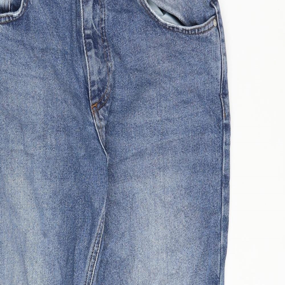 ASOS Mens Blue Cotton Skinny Jeans Size 30 in L30 in Regular Zip