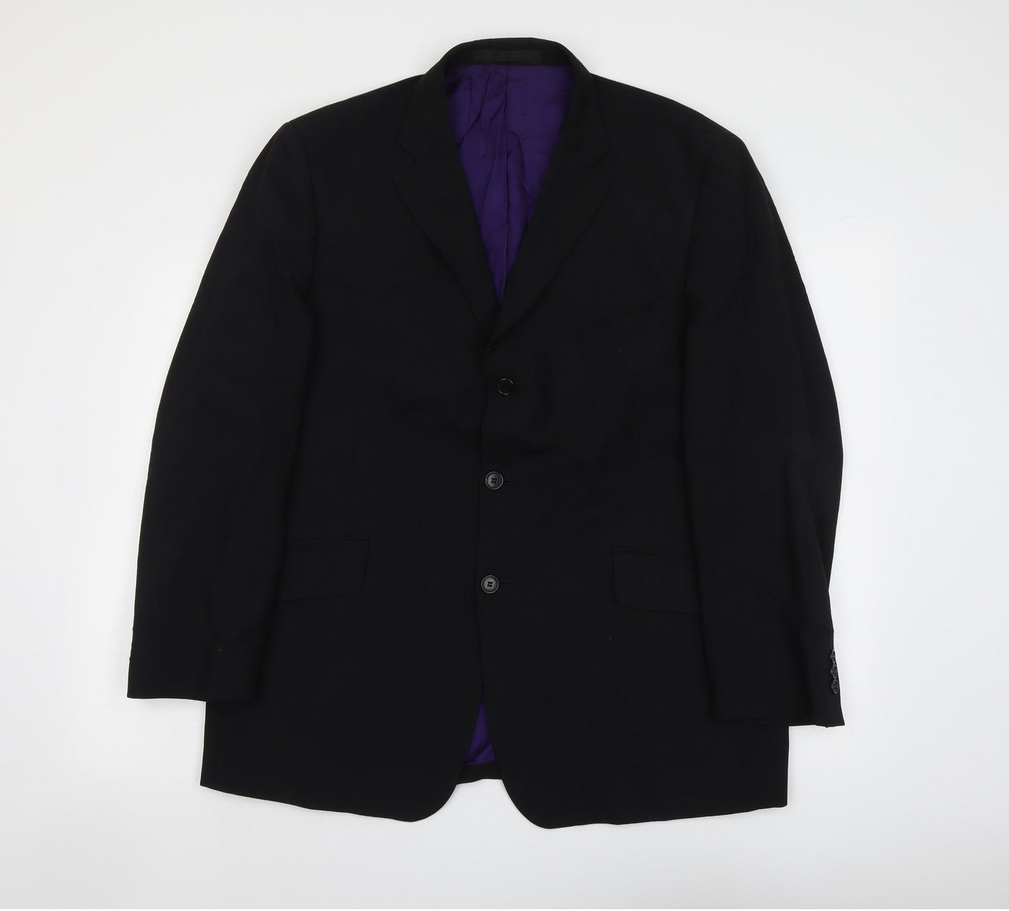 Mens UK Size 44 Marks and Spencer Regular Black Suit Jacket