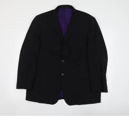 Mens UK Size 44 Marks and Spencer Regular Black Suit Jacket