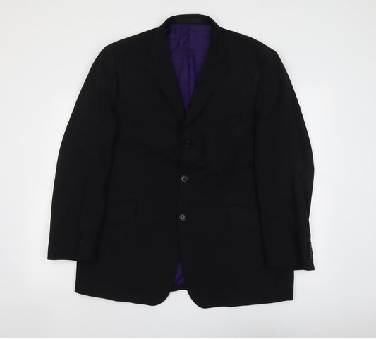 Mens UK Size 44 Marks and Spencer Regular Black Suit Jacket