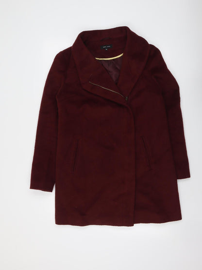 Womens UK Size 10 New Look Red Overcoat