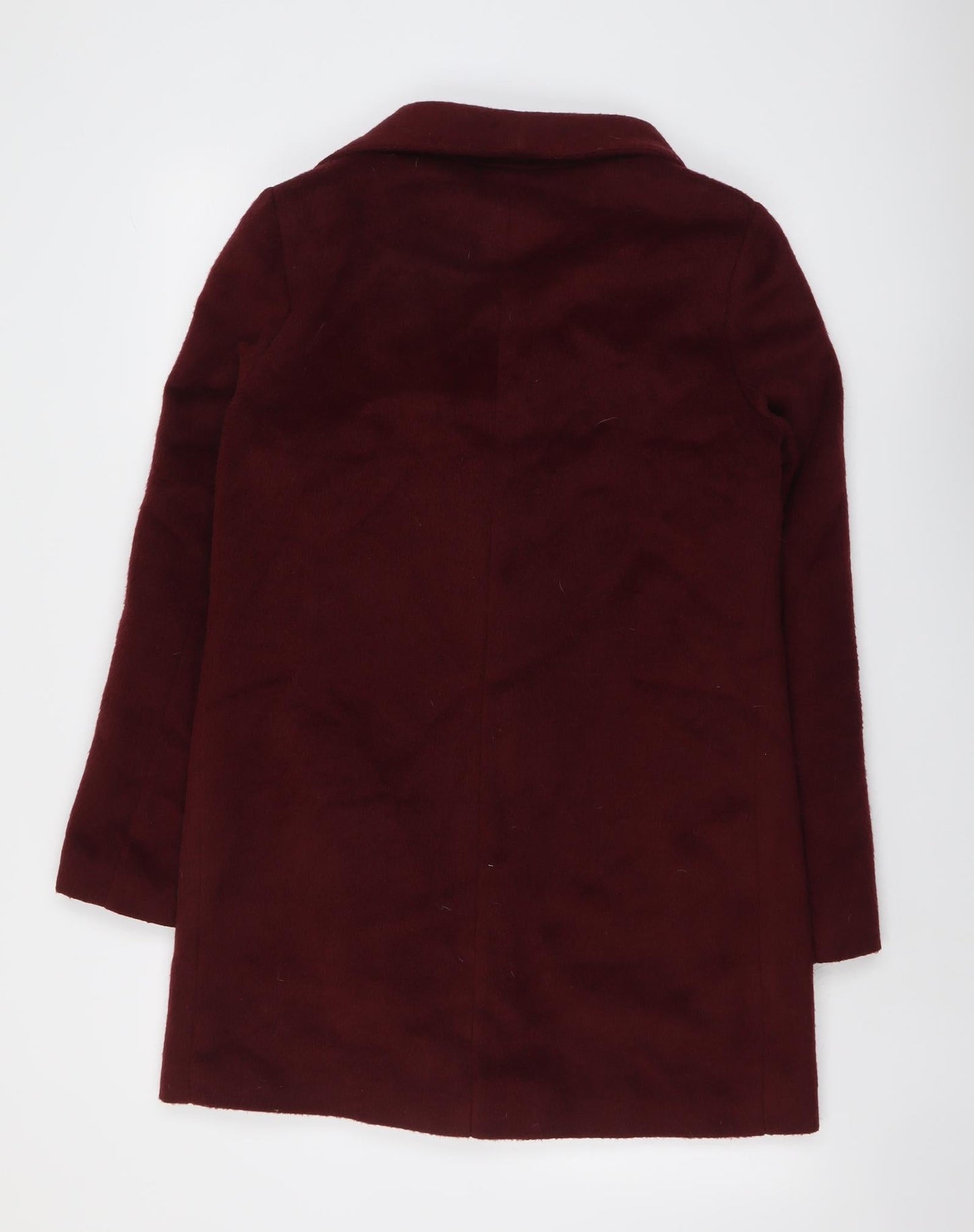 Womens UK Size 10 New Look Red Overcoat
