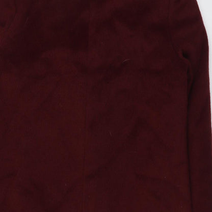 Womens UK Size 10 New Look Red Overcoat
