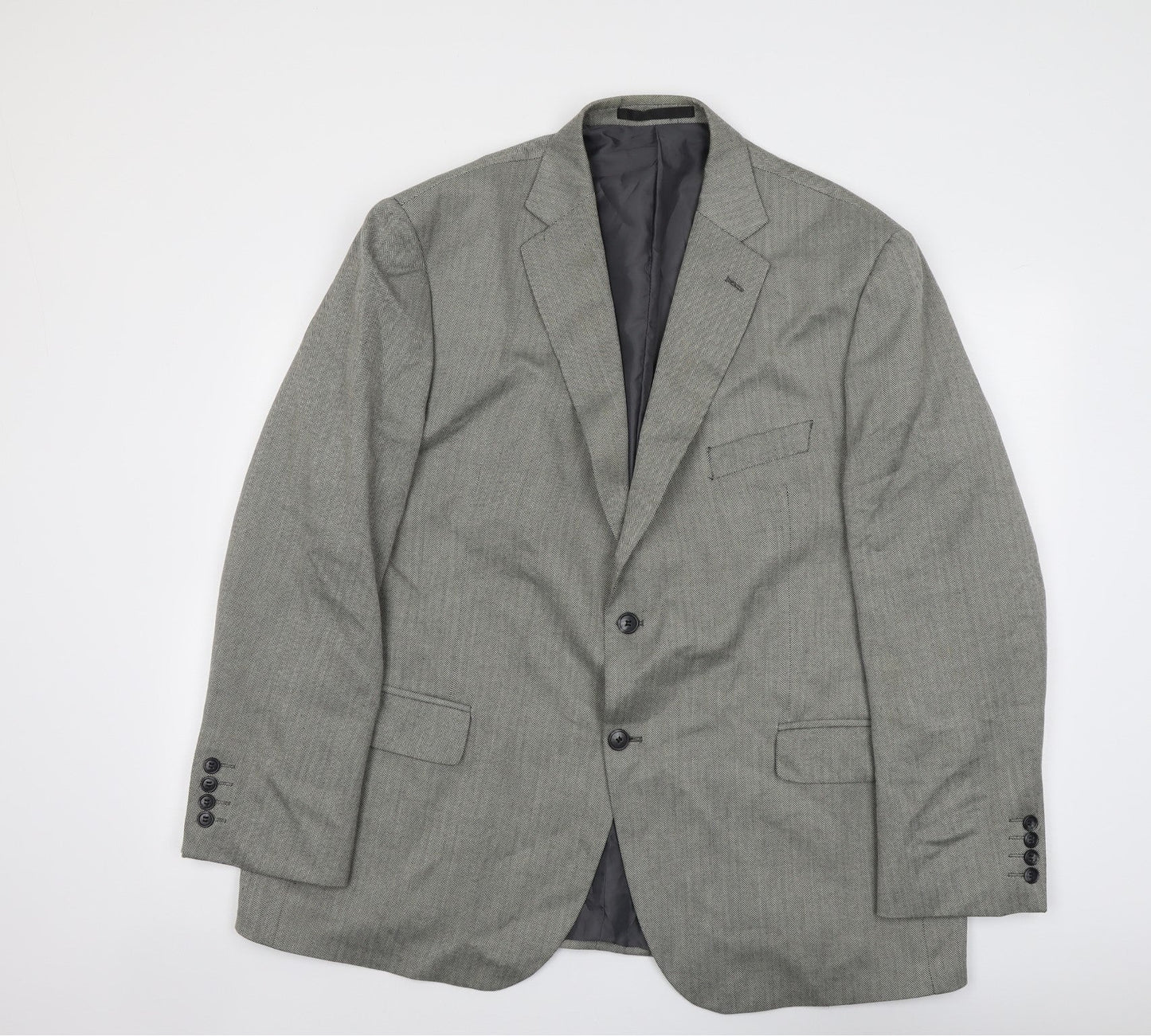 Mens UK Size 46 Marks and Spencer Regular Grey Suit Jacket