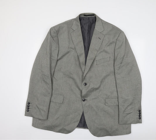 Mens UK Size 46 Marks and Spencer Regular Grey Suit Jacket