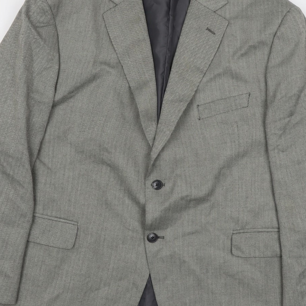 Mens UK Size 46 Marks and Spencer Regular Grey Suit Jacket