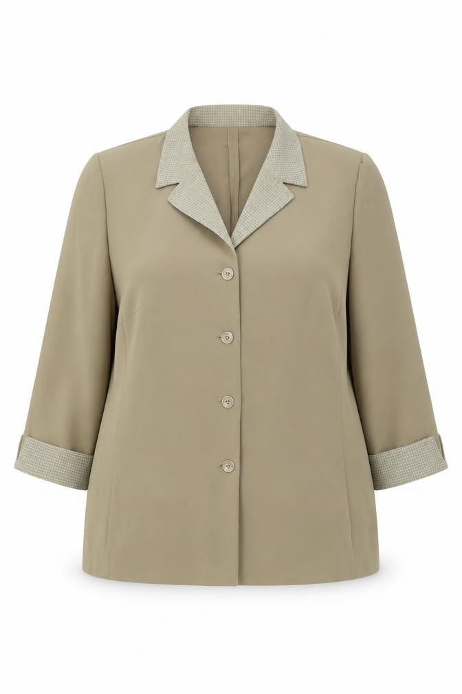 Womens UK Size 18 FRANK WALDER Beige Jacket